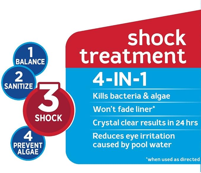 HTH 52005 Super Shock Treatment Swimming Pool Cleaner, Single