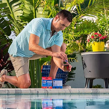 Clorox® Pool&Spa™ Swimming Pool 3-Way Water Test Kit, Accurately Measures Bromine, Chlorine and pH Levels (Pack of 3)