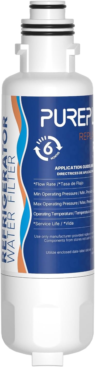 PUREPLUS HX2019FR-A Refrigerator Water Filter, Compatible with Hisense HX2019FR-A, HX2019F-A, HRM260N6TSE, HRFD560SW, HRCD585BW, HRFD634BW, HRCD650BW, HRCD586TBWB, Mora MRM260N6TSE, 1PACK