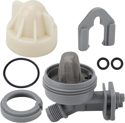 7187065 Water Softener Nozzle & Venturi Assembly for Kenmore, Morton, GE, Whirlpool, NorthStar, Rheem, EcoWater, Bosch, TapworksI, Viessmann, Trrnnity - Replaces 7214969, 7165704, 7238450, WS15X10027