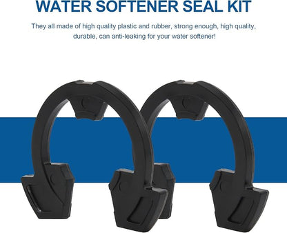 1" Water Softener Clips 7337589 Fit for GE/Kenmore Eco-Pure Eco-Water Sears North Star Water Softener, Replacement Kit 7089306 (4/pack)