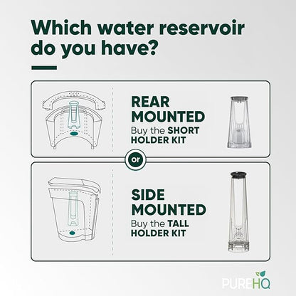 Keurig Filter Replacement Starter Kit - Water Filters for Keurig K-Classic, K-Supreme, K-Express, K-Elite, K-Select, K-Slim 2.0 Coffee Maker - Includes Tall Handle Filter Holder and 3-Pack Cartridges