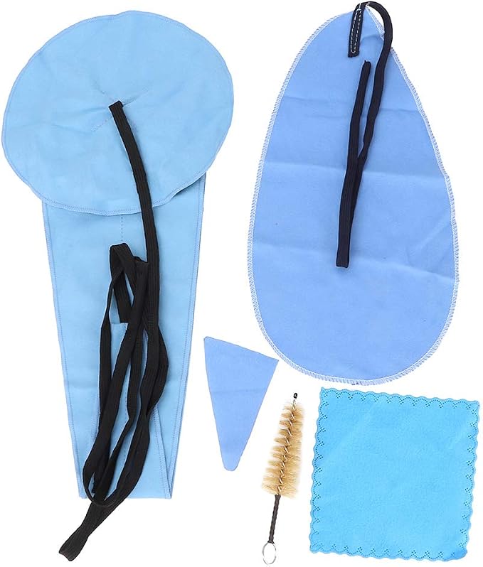 Saxophone Cleaning Kit, Care Set Including Three Dimensional Clean Swab Cloth Mouthpiece Brush Maintenance Cleaner Accessories for Alto Sax Trumpet Tenor Clarinet Flute and Wind Woodwind Instrument