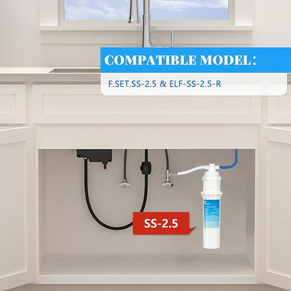 F.Set.SS-2.5 Water Filter Cartridge (2 Pack)