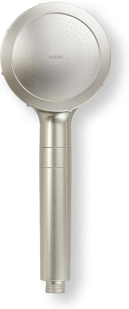 Eskiin Filtered Shower Head - Best HandHeld Shower Head With Filters For Healthy Hair & Skin - High Pressure - Reduce Dandruff, Protect Colored Hair, And Soothe Dry Skin (Brushed Nickel)