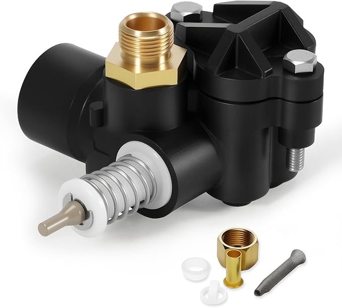 60084-0122 Fleck Injector Assembly Compatible with Fleck 5600 Valve,Water Softeners Brine Injector Drain Assembly