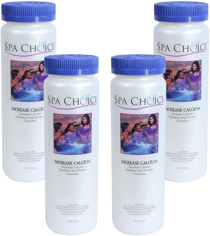 SpaChoice 14-Ounces 4-Pack Premium Increase Calcium, Calcium Hardness Increaser Hot Tub, Made in USA