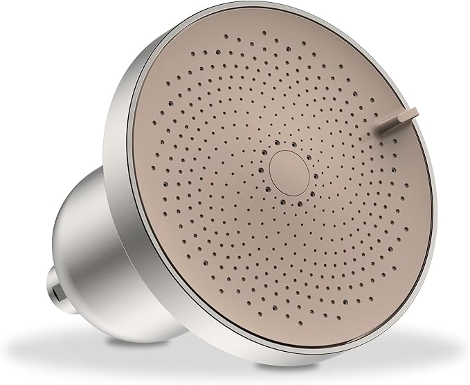 NSF Certified Filtered Shower Head - 5 Settings High Pressure Rain Shower Head for Hard Water Softener - Easy Install & Replace - Bathroom Showerhead to Remove Chlorine & Heavy Metals (Brushed Nickel)