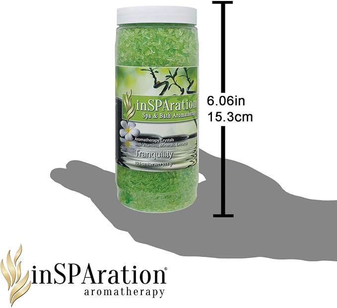 InSPAration 7479 Tranquility Crystals for Spa and Hot Tubs, 19-Ounce