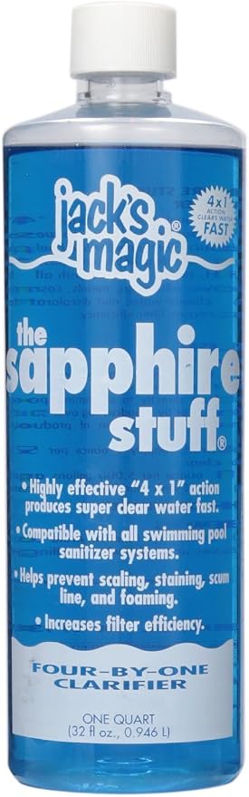 Jack's Magic Sapphire Stuff Pool Water Clarifier, 32 oz