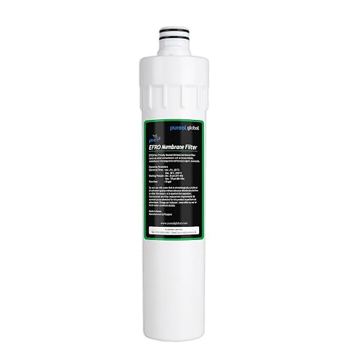 Pureal Under Sink Reverse Osmosis Membrane Replacement Filter, NSF/ANSI 58 Certified Media, Reduces TDS & Salt, Low Waste Water, 2-Year Life, Tool-Free Quick Twist, Made in Korea (PPR-1102RO)