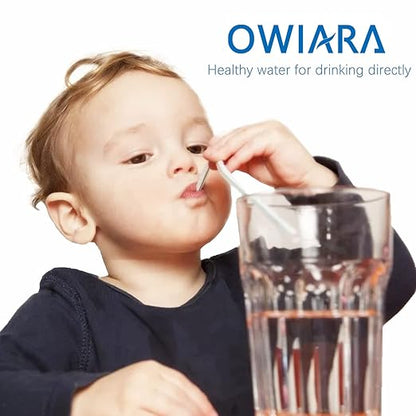 Water Filter Pitchers for Drinking Water with Activated Carbon Filter,10 Cup 150 Gallon Filter Water Pitcher, BPA Free and Removes Fluoride, Chlorine, Lead, PFAS, PFOA