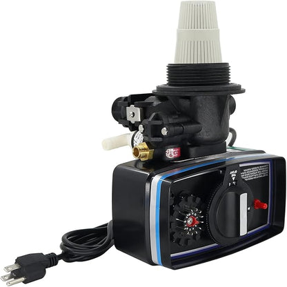 110V Time Clock Control Valve for Water Softener 9''-11'' Diameter Tank 3W Clock Control Valve Replacement with English Manual