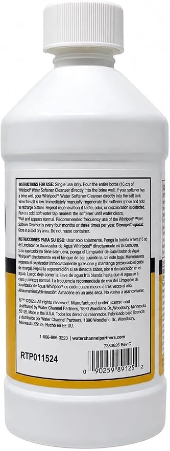 Whlpool Water Softener Cleaner