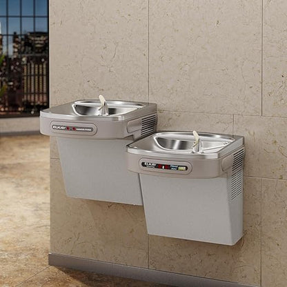 Elkay Wall Mount ADA Cooler Filtered Non-refrigerated Light Gray Granite