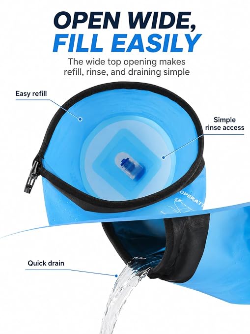 Gravity Water Filter System, TPU Water Purifier Bag, 0.01 Micron Ultrafiltration, 4000L Lifespan, BPA-Free Portable Water Filtration for Camping, Backpacking, Survival Gear (1 Gallon)