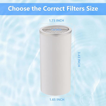 Filtered Shower Head, 8 Inch High Pressure Rainfall Showerhead and 15 Stage Shower Filter Combo for Hard Water, 360° Adjustable Swivel, 3 Spray Modes (Black)