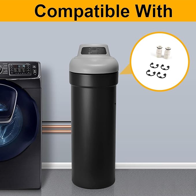 Water Softener Installation Adapter Kit 7280203 Compatible with Kenmore, GE, Whirlpool, Morton, NorthStar, EcoWater, EcoPure etc
