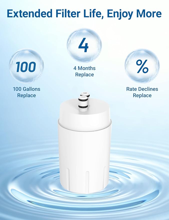 Faucet Water Filter replacement for b*rita Faucet Filter Systems,36311 On Tap Water Filtration System, FR-200, FF-100 Sink Faucet Filter, Reduce Chlorine and Lead, White,2pack,by Cobectal