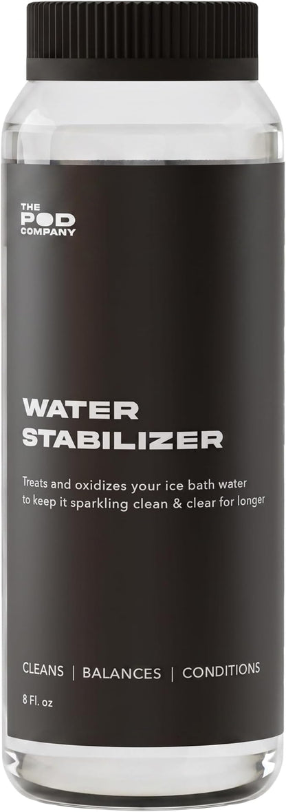 Water Stabilizer – Chlorine-Free Water Treatment for Ice Pod & Long Pod – Maintains Clean, Balanced Water for Weeks – 8 oz. Bottle (1-Month Supply) - The Pod Company