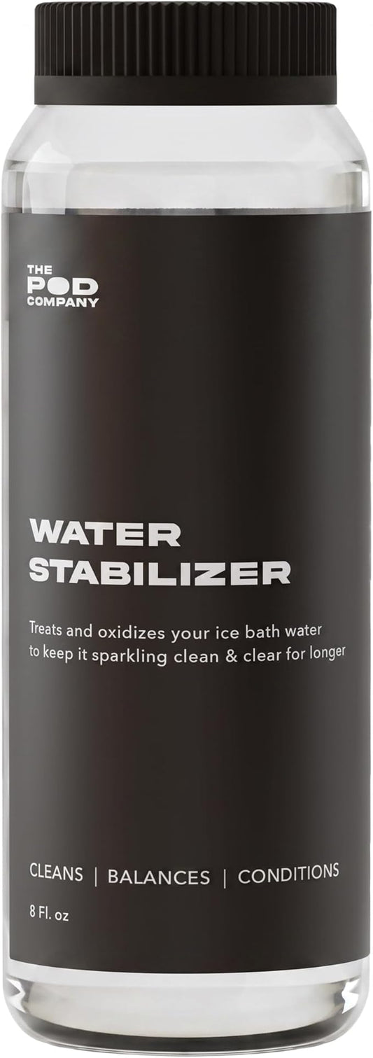 Water Stabilizer – Chlorine-Free Water Treatment for Ice Pod & Long Pod – Maintains Clean, Balanced Water for Weeks – 8 oz. Bottle (1-Month Supply) - The Pod Company