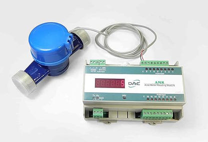 DAE AS200U-75P Water Meter with Pulse Output, 3/4" NPT Couplings, Measuring in Gallons