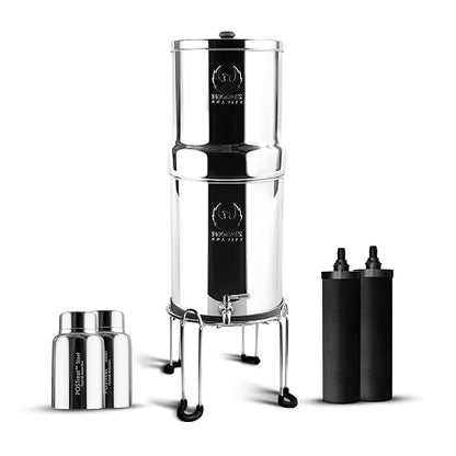 Phoenix Gravity 1.5G Water Filter System with Steel Stand & Fluoride Filter