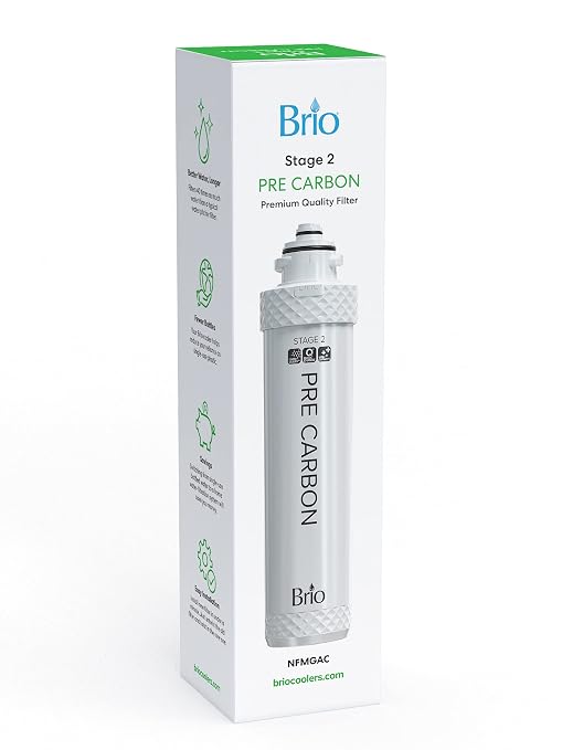 Brio Quick-Change Water Cooler Filter Cartridge - Stage-2 Pre Carbon - for Brio 300 & 500 Series, CLPOU520UVF4