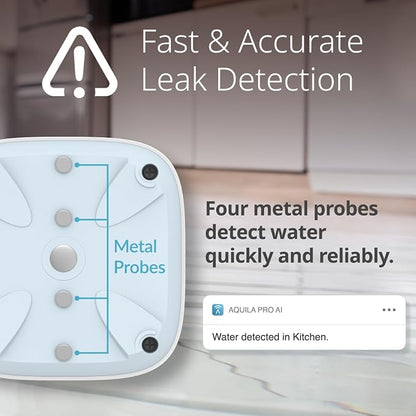 D-Link Add-on Remote Battery-Powered Water Leak Sensing Pod, Long-Range, Compatible Only with SW-A11KT, Single and Multi-Pack (SW-A2)