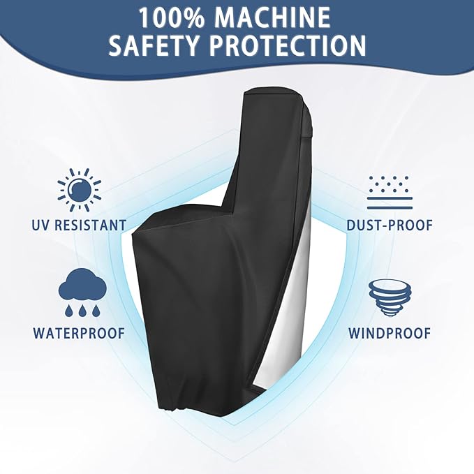 Universal Water Softener Cover - Fits 55"H x 30"W x 16"D Softeners One-Piece Design with Full-Length Nylon buckle Straps Weatherproof Fleck/GE/Kenmore Compatible