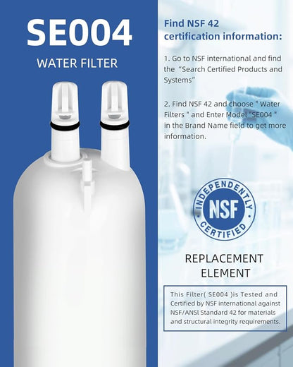 Edr3rxd1 Water Filter Replacement For Everydrop Filter 3, 4396841, Compatible With Whirlpool Ice and Water Fridge Filter 3, whr3rxd1, kad3rxd1, 9083, 9030, 460-9083, WD-F08, SE004, 3 Pack SETFEEL