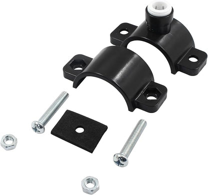 Waziaqoc Drain Saddle Valve with 3/8" Quick Connect | Plastic, Water Hose Pipe Adapter, For Under Sink Reverse Osmosis System