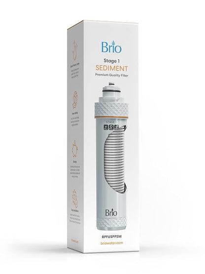 Brio Stage-1 Sediment Water Filter Replacement for Brio Models FUS200R and FUS300R