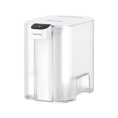 Waterdrop ED04W-L Mega Electric Water Filter Dispenser, Large 27-Cup, White | 200-Gallon Rechargeable Instant System, NSF/ANSI 42&53&401&372, Reduce PFOA/PFOS, Lead, Chlorine, Does not Lower TDS