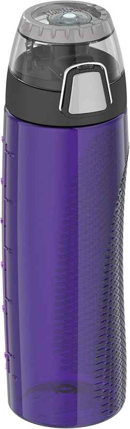 THERMOS 24 Ounce Tritan Hydration Bottle with Meter, Purple (Pack of 6)