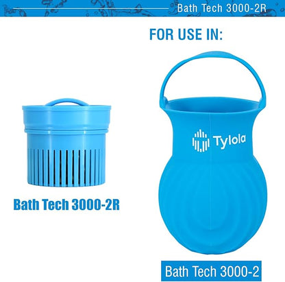 Showers-Upgraded Bathtub Ball Water Filter Replacement Cartridge|Zeolite Detoxification, Remove Fluoride And Heavy Metals, Hard Water Softening.|20% Higher Output| 1 Pack| Bath Tech 3000-2R