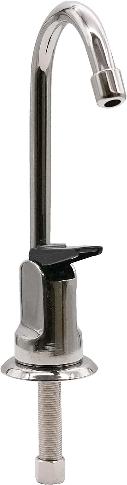 Westbrass R203-NL-05 Touch-Flo Style 6 in. Pure Water Dispenser, Polished Nickel
