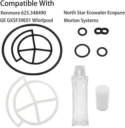 Replace 7129716 Water Softener Seal Kit Fit For Kenmore, GE, Whirlpool, North Star, Ecowater, Ecopure, Morton Systems, Water Softener Gasket Parts, Seal Kit Replaces 7092163, 7134224, WS35X10005