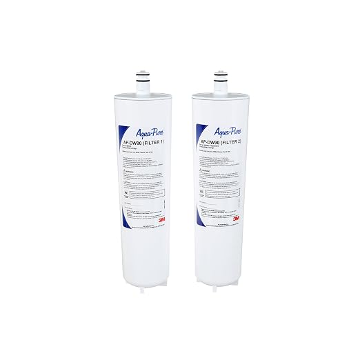 3M Aqua-Pure DW8090 Under Sink Replacement Water Filters AP-DW80/90 for Aqua-Pure AP-DWS1000