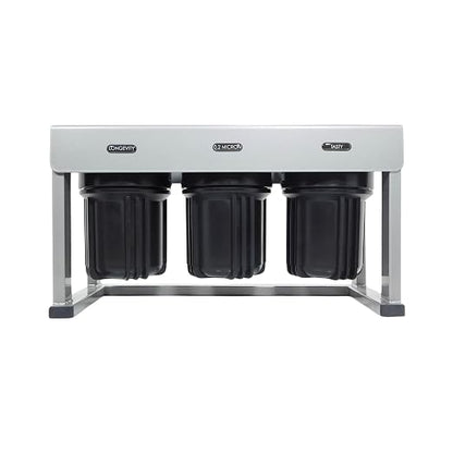 3-Stage Premium 0.2 Micron RV Water Filter System – 0.2 Micron Filtration with Compact 5-Inch Filters for RVs, Vans, and Boats – Premium Protection Against Sub-Micron Particles