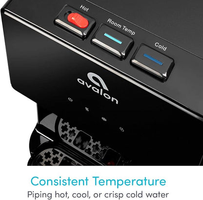 Avalon A4BLWTRCLR Bottom Loading Water Cooler Water Dispenser - 3 Temperature Settings - Hot, Cold & Room Water, Durable Stainless Steel Cabinet, Bottom Loading - UL/Energy Star Approved