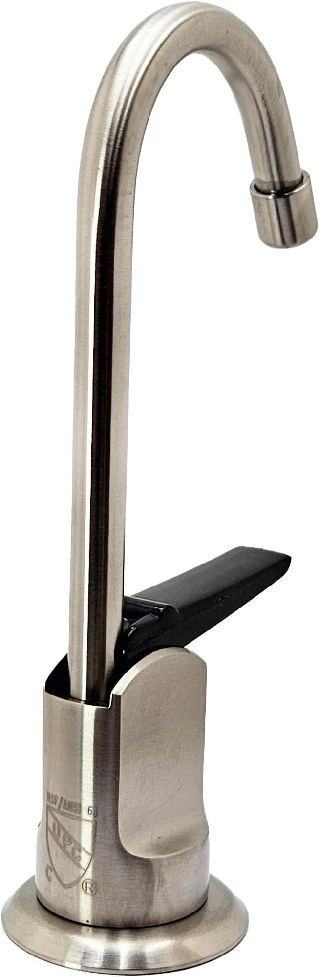 Westbrass D203-NL-20 6" Touch-Flo Style Pure Cold Water Dispenser Faucet, 1 Pack, Stainless Steel
