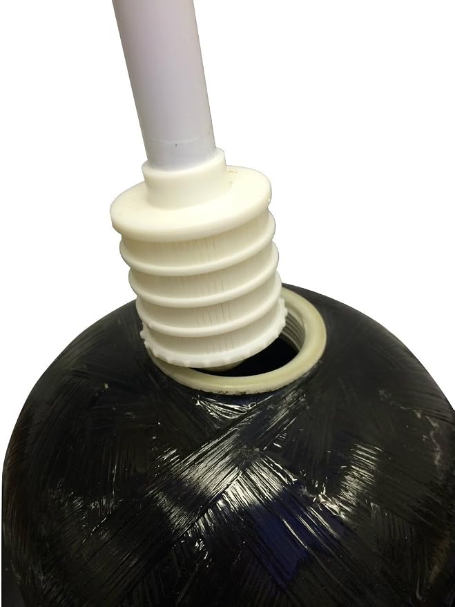 AFW Filters Built Fleck 5600sxt 48,000 Black SPACE SAVER Water Softener (10% Resin)