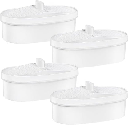 4 Pack Replacement Filter for Waterdrop® WD-PF-01A Plus Pitchers | Replacement for Waterdrop® Pitcher and Dispenser, Reduces PFAS, Lead, PFOA/PFOS and Chlorine, Lasts 3 Months or 200 Gallons