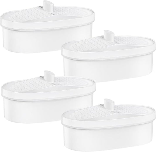 4 Pack Replacement Filter for Waterdrop® WD-PF-01A Plus Pitchers | Replacement for Waterdrop® Pitcher and Dispenser, Reduces PFAS, Lead, PFOA/PFOS and Chlorine, Lasts 3 Months or 200 Gallons