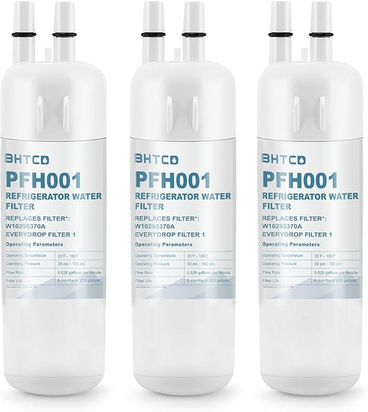Water Filter Replacement for Whirlpool WRS325SDHZ WRS325FDAM WRS325FDAB | Compatible with WRS325SDHW WRS325SDHB WRS325FDAW WRS325SDHV, replacement water filter for Whirlpool refrigerators