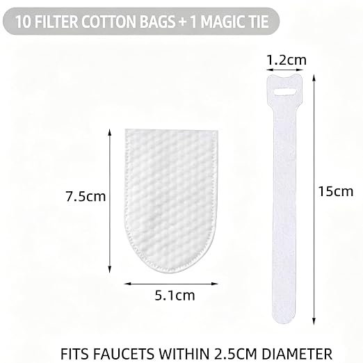 110PCS Faucet Filter for Renters & Homeowners– Anti-Splash Water Purifier | for Cleaner Cooking, Drinking & Washing
