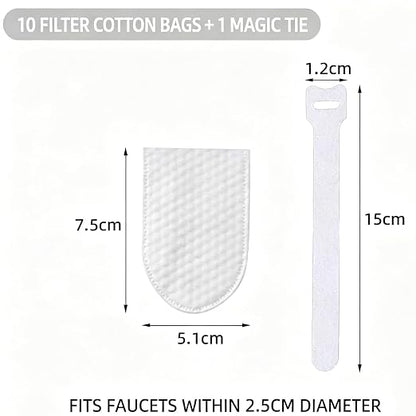 110PCS Faucet Filter for Renters & Homeowners– Anti-Splash Water Purifier | for Cleaner Cooking, Drinking & Washing