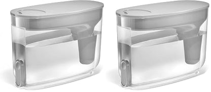 LifeStraw Home — Water Filter Dispenser, 18-Cup, Pebble (Pack of 2)