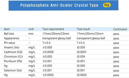FilterTech Anti-Scaling Polyphosphate Siliphos Crystal (5~15mm)